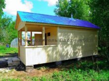 Хозблок (бытовка) 7х3 под баню Слуцкий р-н, д.Подлошица