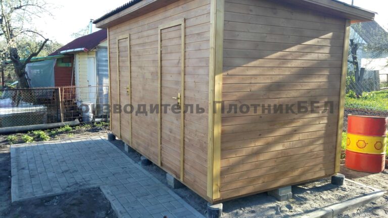Хозблоки 2в1 размер 4х2 с врезными замками Минский р-н, д.Околица