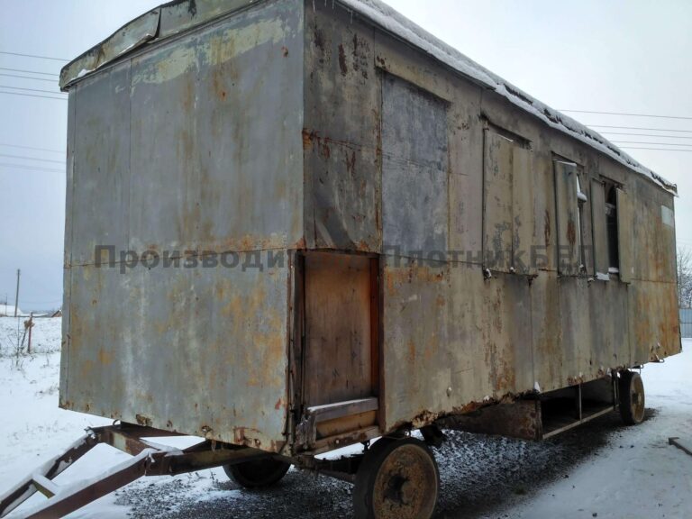РЕСТАВРАЦИЯ вагончика на колесах (шасси) Фото "ДО" Мобильный офис на колесах.