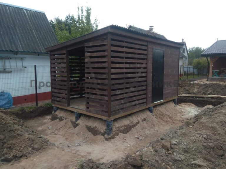 Хозблок с дровником Логойский р-н, Ягодка